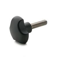 GN 5342 Tristar Knob Threaded Stud Stainless Steel